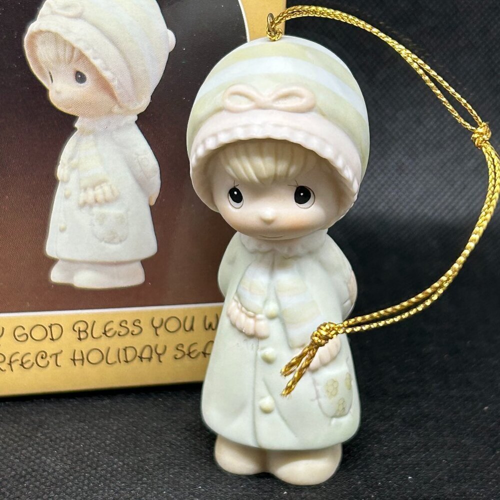 Precious Moments "May God Bless You With A Perfect Holiday Season"" Ornament